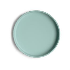Mushie Classic Silicone Plate Cambridge Blue